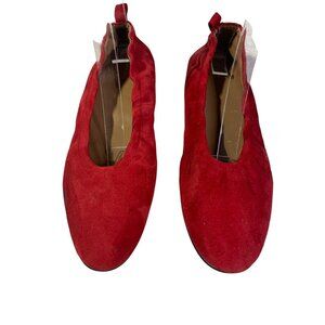 Red Suede Ballet Flats By Flattered Size 39 Made In Italy